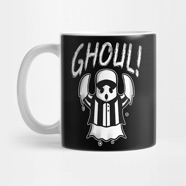 American Football Referee Ghost Goal Ghoul Halloween by SinBle